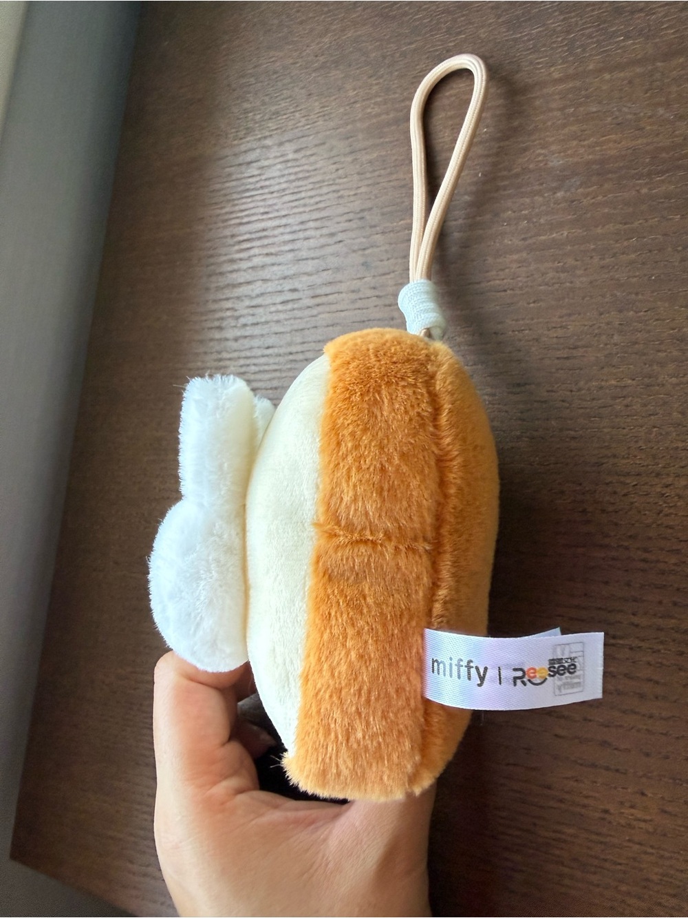 Miffy Food Workshop Series Plush Pendant Box - Buttered Toast NEW - Picture 5 of 14